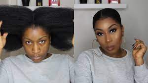 I have very thick, kinky, coily natural hair, so whenever i want to lay my hair down flat (to last all day) these are the steps i follow; Slick Down Thick 4c Natural Hair No Gel No Waves Youtube