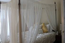 Make Canopy Bed Curtains Tutorial