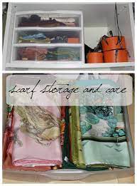 I definitely get more than. How To Store Your Scarves Une Femme D Un Certain Age