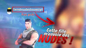 Personnage fortnite nue