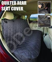 Quilted Car Rear Back Seat Cover