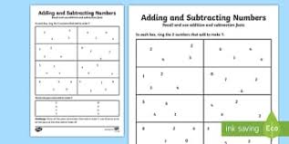 Related Subtraction Facts Within 20
