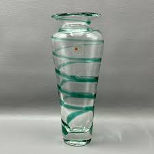 Vintage Hand Blown Blenko Glass Vase