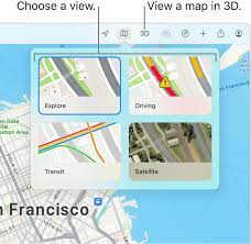customize your map view in maps on mac
