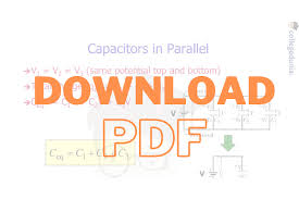 Capacitors In Parallel Formula
