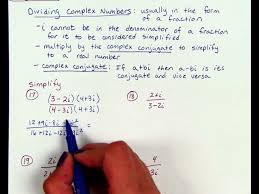 Divide Complex Numbers