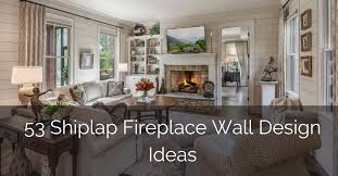 53 shiplap fireplace wall design ideas