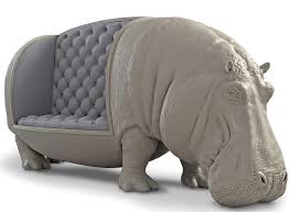 Hammacher Schlemmer Hippopotamus Couch