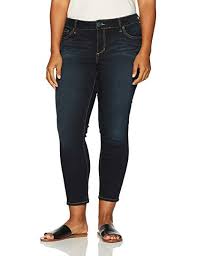 Slink Jeans Womens Plus Size Summer Skinny Ankle