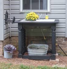 Diy Outdoor Sink Using A Cast Iron