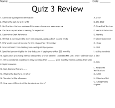 Quiz 3 Review Worksheet Wordmint