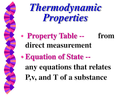 ppt thermodynamic properties