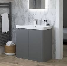 Neutral or plain coloured vanity units for bathrooms are clean looking and timeless. Floor Standing Vanity Units Bathroom Vanity Unit