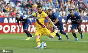 Nemanja radoja (levante) left footed shot from the centre of the box to the bottom left corner following a set piece situation. Levante 3 1 Barca Catalans Shocked As They Suffer 3rd League Defeat This Season All Football