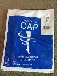Small 511 Carolon Cap Anti Embolism Stockings Regular Knee