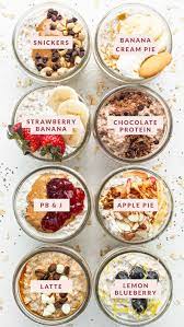 overnight oats 8 flavors fit