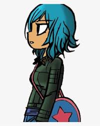 Scott still has to do a bit more work to keep her around than in most examples, though. Scott Pilgrim Vs The World Comic Ramona Png Download Ramona Flowers Scott Pilgrim Comic Transparent Png Kindpng