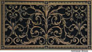 Decorative vent covers are already stylish to look at. Decorative Return Air Vent Grille In Louis Xiv Style 12x24 Beaux Arts Classic Products