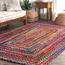 rag rugs modern braided rug in