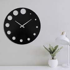 Rustic Black Wall Clock Modern Clock