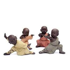 chinese kung fu monk figurines for home
