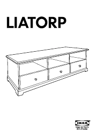 Liatorp Tv Storage Combination White