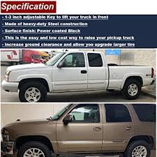 For example, 4 x 2.5 means a kit provides 4 inches of lift for the front of the vehicle and 2.5 inches for the rear. Buy Weisen Front Shock Extension 1 3 Leveling Lift Kit Torsion Keys Compatible With 1988 2006 Chevy Chevrolet Silverado 1500 Gm Sierra 1500 4wd Pickups Online In Indonesia B083xmrqxv