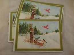 Check spelling or type a new query. Vintage Christmas Cards Drawing Board Birds Country Christmas 8 Cards Ebay
