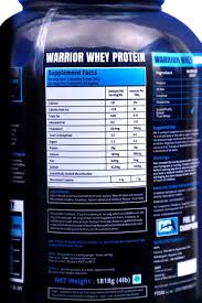 dba fitness warrior whey protein