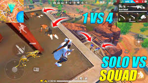 Garena free fire follows the same basic gameplay mechanics seen in a battle royale game. Solo Vs Squad Unbelievable Gameplay With Mp40 M82b 1 Vs 4 Free Fire Garena Free Fire Pk Gamers Youtube