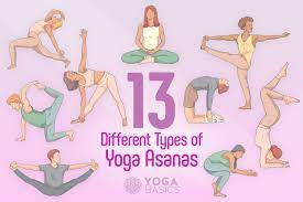 13 diffe types of yoga asanas