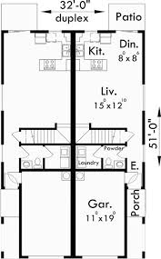 Bedroom Duplex House Plans