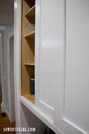 Sliding Cabinet Doors With Inset Track