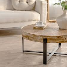Coffee Table With Fir Wood Table
