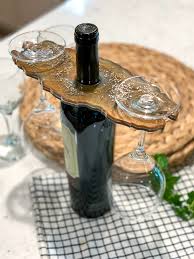 diy wine glass holder with easycast