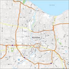 map of rochester new york gis geography