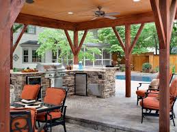 Outdoor Living Space Stone Patio