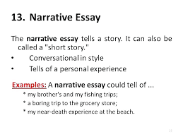 Narrative Prompts Narrative Writing Prompts Sample Slide Personal