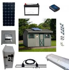 Solar Led Shed Lighting And Power Kits Sun In One