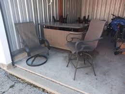 Patio Bar And Chair Set Furniture