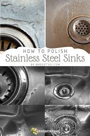 how to polish stainless steel sinks