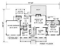 Southern House Plan With 5 Bedrooms And