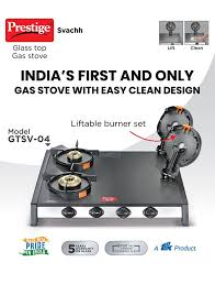 Prestige Gas Stove With Easy Clean