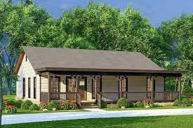 Plan 70741mk Simple Rustic Cabin With