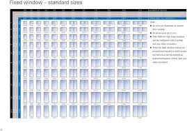 windows doors standard sizes pdf