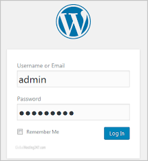how to access the wordpress admin