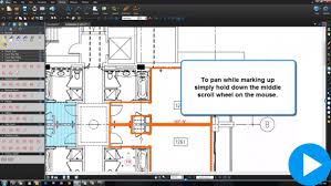 how to pan while using a markup tool