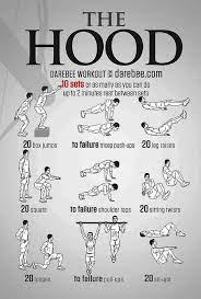 the hood workout bodyweight workout
