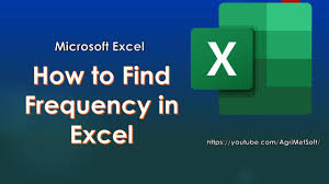 data in excel frequency of data