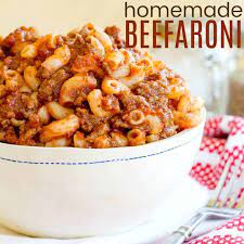 homemade beefaroni recipe with 5